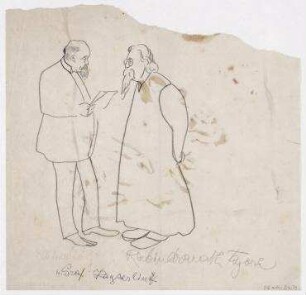 Graf Keyserling und Rabindranath Tagore