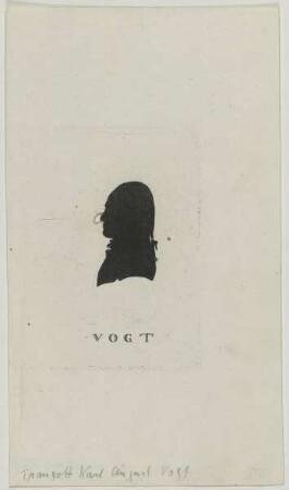 Bildnis des Traugott Karl August Vogt