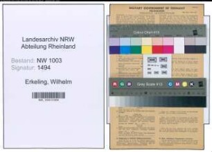 Entnazifizierung Wilhelm Erkeling , geb. 19.01.1893 (Arbeiter)