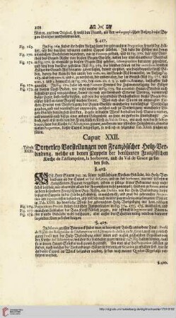 Caput XXII: Dreyerley Vorstellungen von Franzoesischer Holz=Verbindung [...]