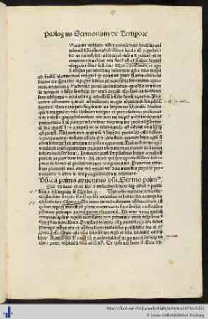 Sermones de tempore.