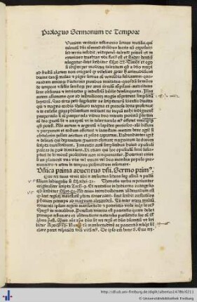 Sermones de tempore.