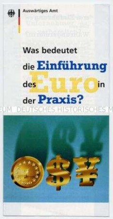 Informationsblatt des Auswärtigen Amts über die Europäische Währungsunion