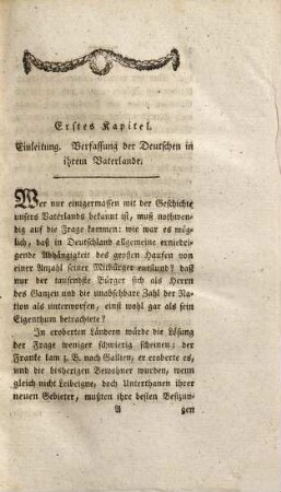 Freyheit der Franken : Adel. Sklaverei. Unters. über e. Theil d. altdt. Verfassung