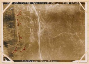 Foto des Geländes um die "Kalte Höhe" (Côté de Froide terre) nördlich von Verdun (Luftbild)