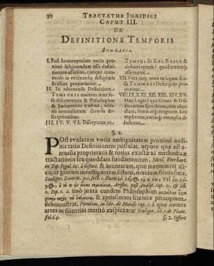 Caput III. De Definitione Temporis.
