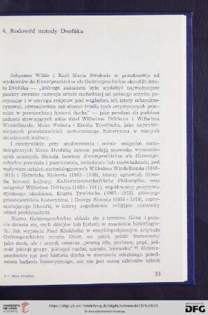 4. Rodowód metody Dvořáka