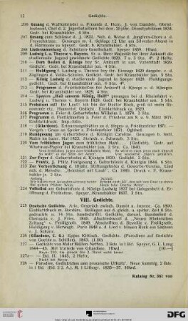 VIII. Gedichte (Nr. 225-232)