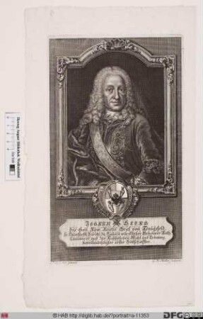 Bildnis Johann Georg (Joseph Anton Maria) Graf von Königsfeld