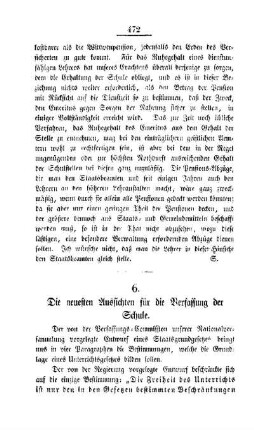 Die neuesten Aussichten für die Verfassung der Schule