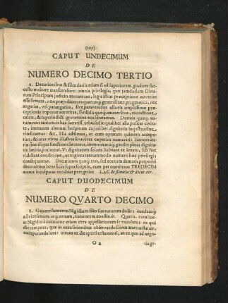Caput Duodecimum. De Numero Quarto Decimo.