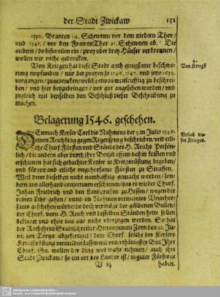 Belagerung 1546. geschehen