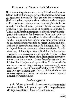 Stellarum gyratio.