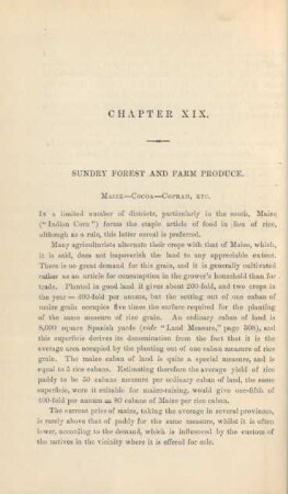 Chapter XIX. Sundry forest and farm produce
