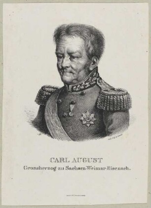 Bildnis des Karl August von Sachsen-Weimar-Eisenach