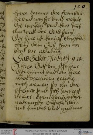 Biblische Gebete
