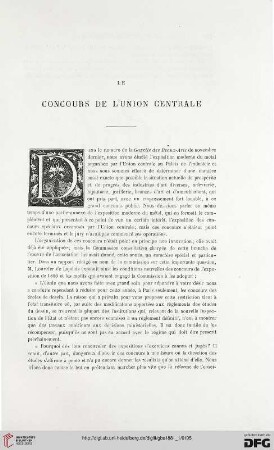 2. Pér. 23.1881: Le concours de l'Union centrale