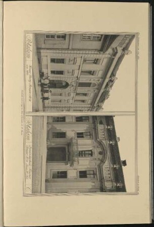 C. Haus Burg Strasse No 38. Gemeindeschule Nauener Strasse No 45.