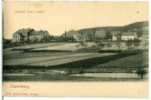 Zitzschewig. Gasthof Drei Linden