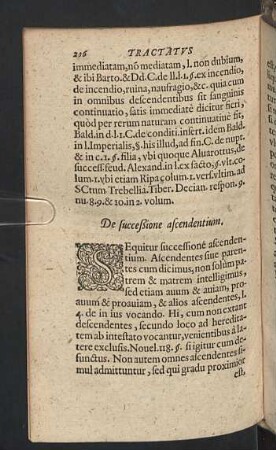 De succeßione ascendentium.