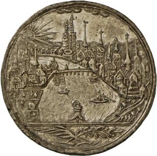 Medaille des Rats von Basel, um 1645