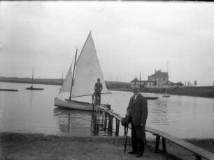 Hermann Krauße am Strand