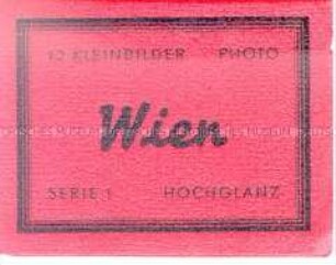 Ansichten-Fotomappe von Wien