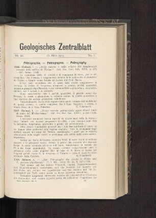15. März 1914. No. 7.