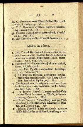 Medici in octavo.