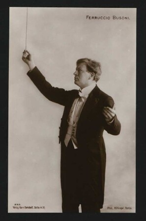 [Bildnis Ferruccio Busoni 48-jährig] : Ferruccio Busoni