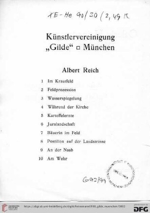 Künstlervereinigung "Gilde" München