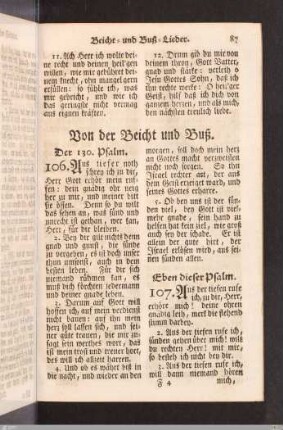 Beicht- und Buß-Lieder.