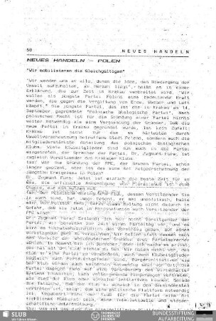 Neues Handeln - Polen
