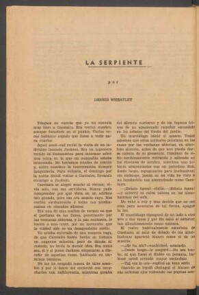 La serpiente