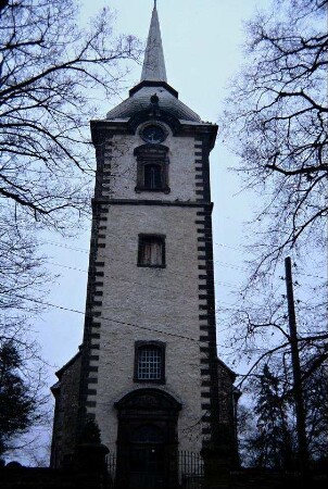 Kirche von W: Turm