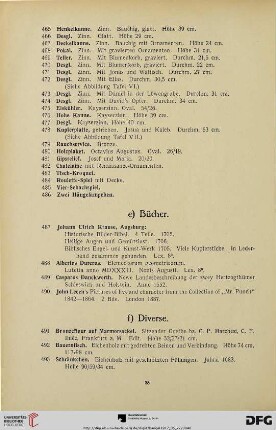 e) Bücher (Nr. 487-490)