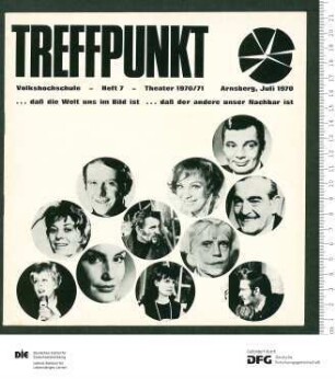 Theaterprogramm Jahr 1970/1971