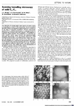 Scanning tunnelling microscopy of solid C60/C70