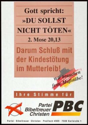 PBC, Landtagswahl 1992