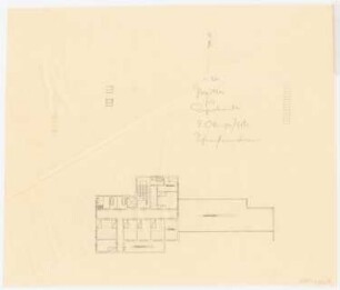 Krankenhaus: Pavillon für Lungenkranke: Grundriss 2. Obergeschoss 1:200