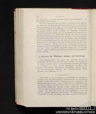 3. Anzucht der Wildlinge, Ableger und Stecklinge.