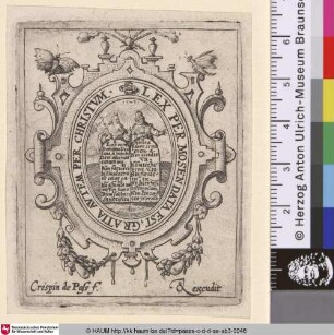 Lex per Mosen data est, gratia autem per Christum [Mose und Aaron; Moses and Aaron]