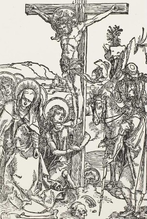 Christus am Kreuz mit der Frauengruppe