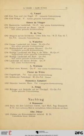 Nachtrag (Nr. 1304 - 1318)