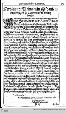 Ferdinandi Printzenin Hispanien