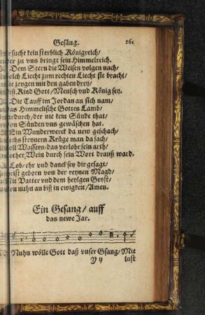 Ein Gesang/ auff das newe Jahr.