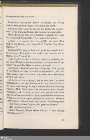 Baumstämme als Kanonen