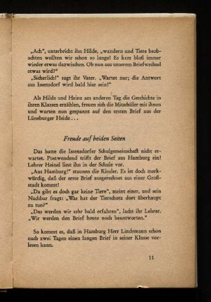 Freude auf beiden Seiten