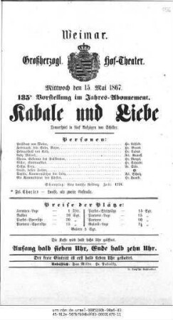 Kabale und Liebe