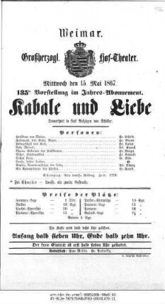 Kabale und Liebe